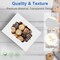30 Pcs Bakery Boxes 8-In with Windows, Cookie Boxes White for Chocolate Covered Strawberries, Treats, Donuts, Cupcakes, and Candy Gift Giving 8x6x2.5 Inch